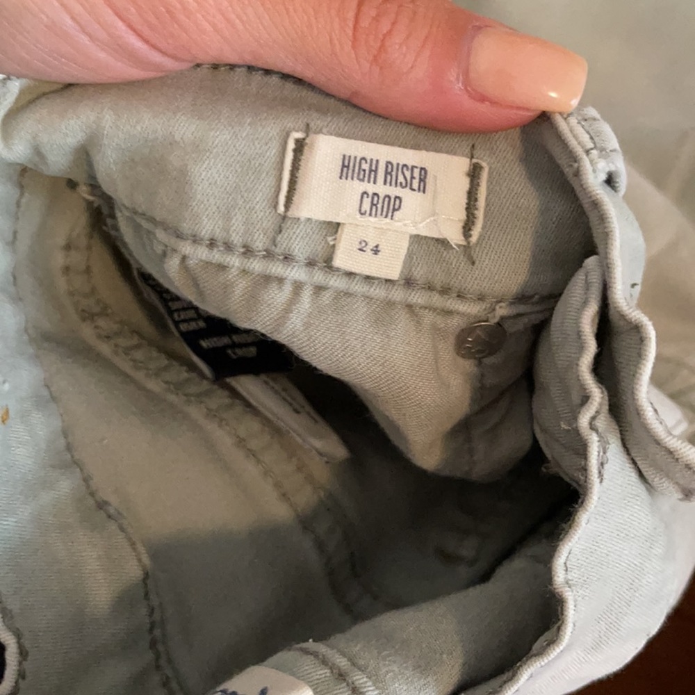 Madewell High Riser Crop - Picture 2 of 2